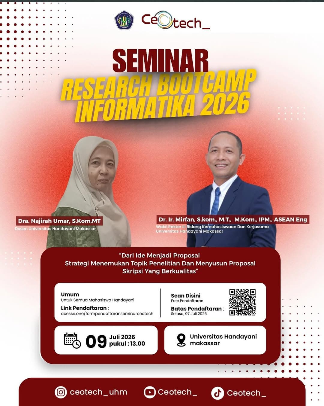 Poster Seminar Research Bootcamp Informatika 2026